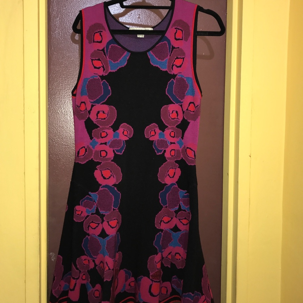Diane Von Furstenberg Multi-color knit dress